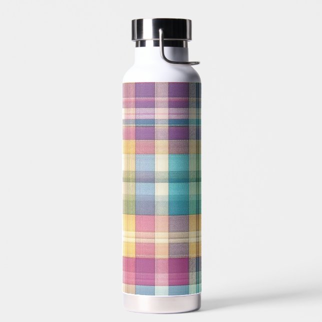 Frühjahr/Osterpaste kariert/Tartan Trinkflasche (Links)