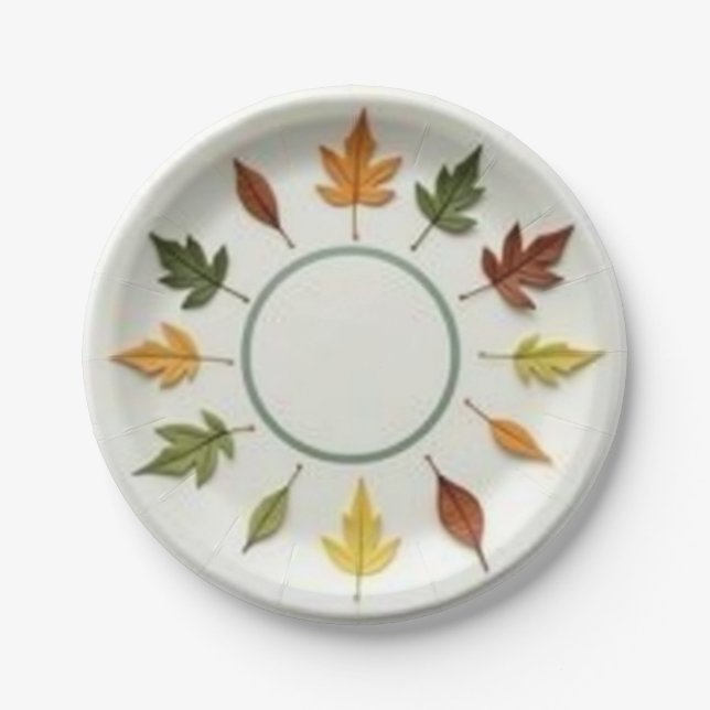 Frühjahr Pappteller (Vorderseite)