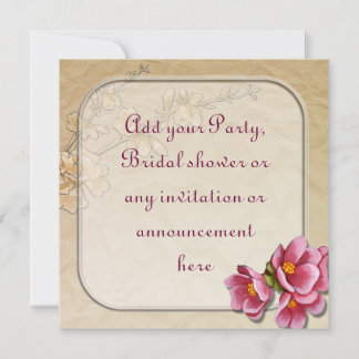 Frühjahr-Party oder Mehrzweckeinladung Einladung