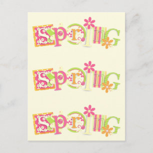Frühjahr Postkarte