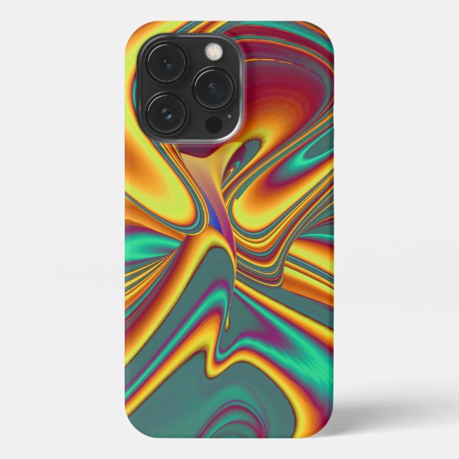 Frühjahr Sommer Blume Magie iPhone Hülle (Rückseite)