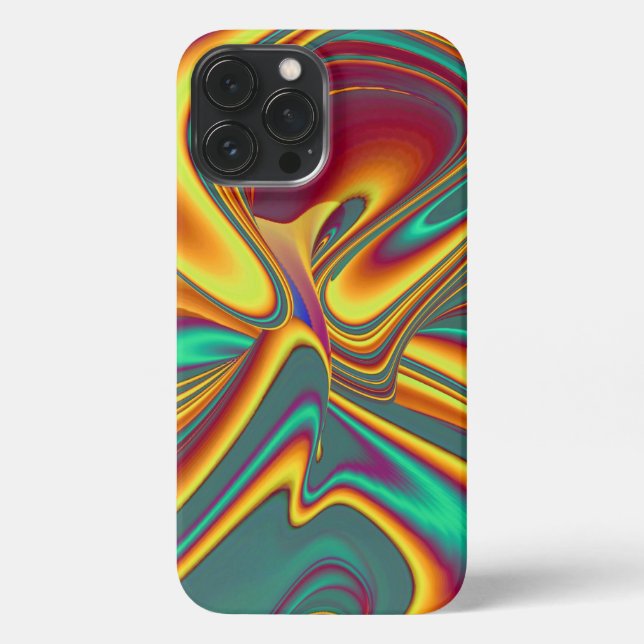 Frühjahr Sommer Blume Magie iPhone Hülle (Rückseite)