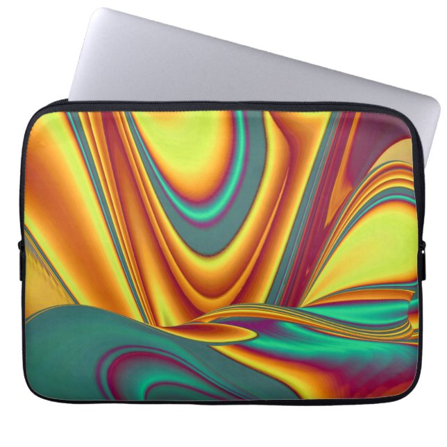 Frühjahr Sommer Blume Magie Laptopschutzhülle (Vorderseite)