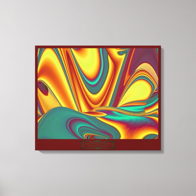 Frühjahr Sommer Blume Magie Leinwanddruck (Vorderseite)