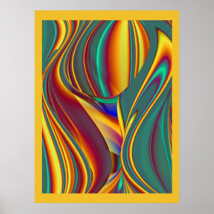 Frühjahr Sommer Blume Magie Poster