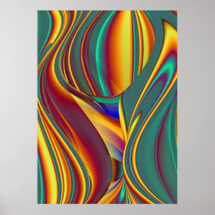 Frühjahr Sommer Blume Magie Poster