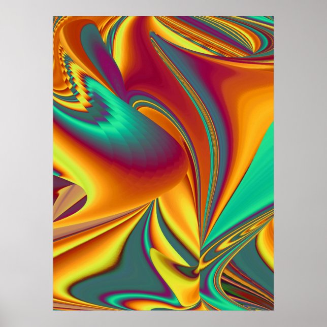 Frühjahr Sommer Blume Magie Poster (Vorne)