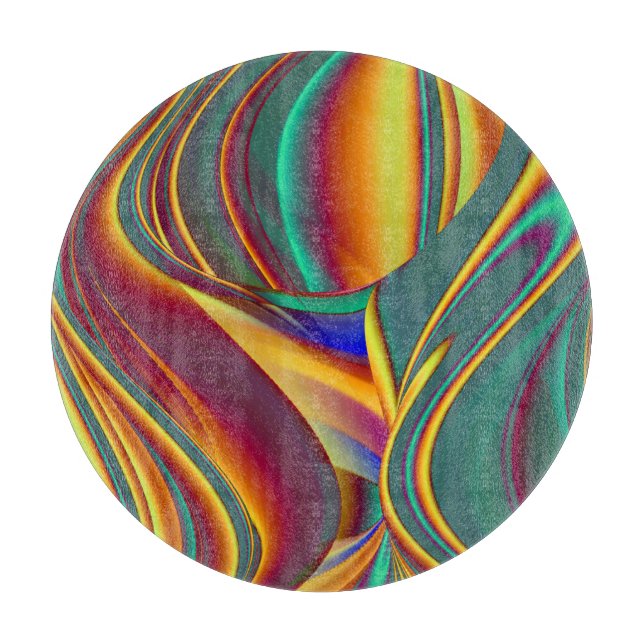 Frühjahr Sommer Blume Magie Schneidebrett (Vorderseite)