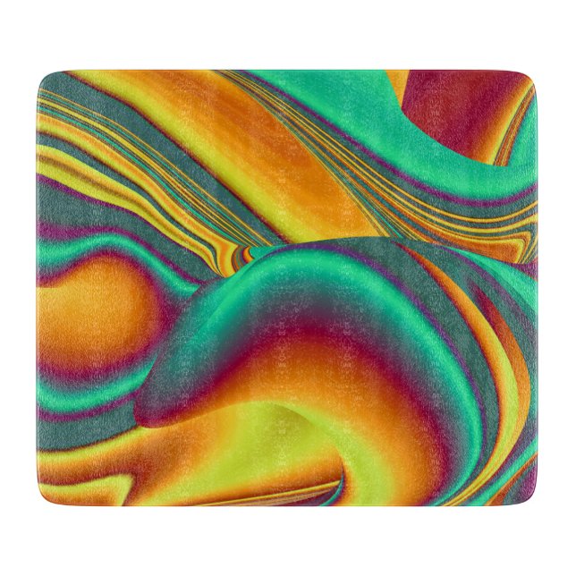 Frühjahr Sommer Blume Magie Schneidebrett (Vorderseite)