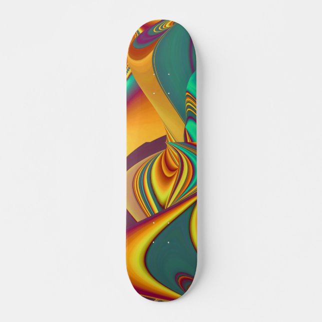 Frühjahr Sommer Blume Magie Skateboard (Vorne)