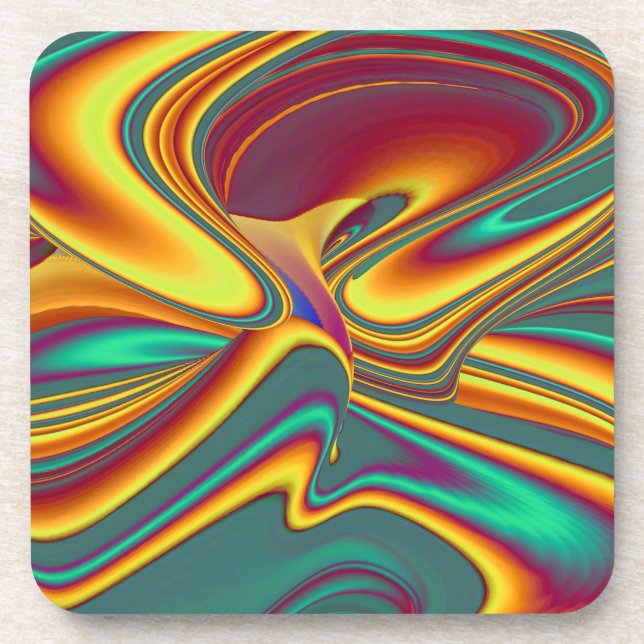 Frühjahr Sommer Blume Magie Untersetzer (Vorderseite)