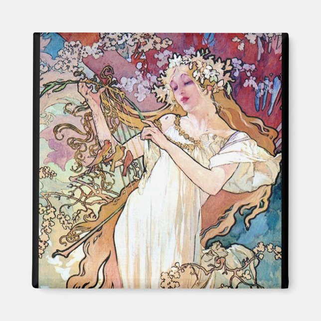 Frühjahr Sommer Winter Magnet (Vorne)