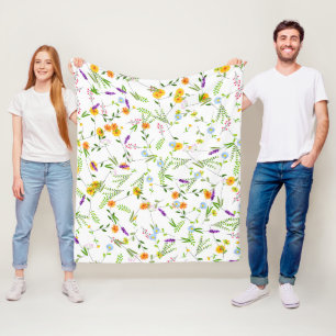 Frühjahr Sommerwilde Blume Fleecedecke