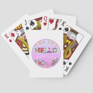 Frühjahr Spielkarten