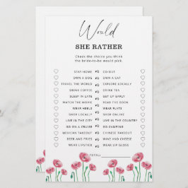 Frühjahr Würde sie lieber Brautparty spielen