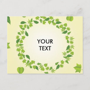 Frühjahrs-Blätter Postkarte