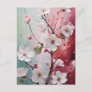 Frühjahrs-Blume blüht Postkarte