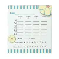Frühjahrs-Blume Bunco-Punktbogen