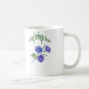 Frühjahrs-Blume-Tasse - Design "Spring Brings Hope Kaffeetasse