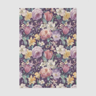 Frühjahrs-Blumen-Tissue-Papier für DIY-Bastelarbei Seidenpapier