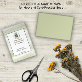 💚 🍏 🌿 Frühjahrs-Grüntöne Watercolor Soap Wrap P