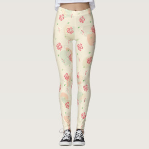 Frühjahrs nahtloses Muster Leggings