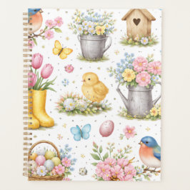 Frühjahrs-Oster-Planernotizbuch Planer