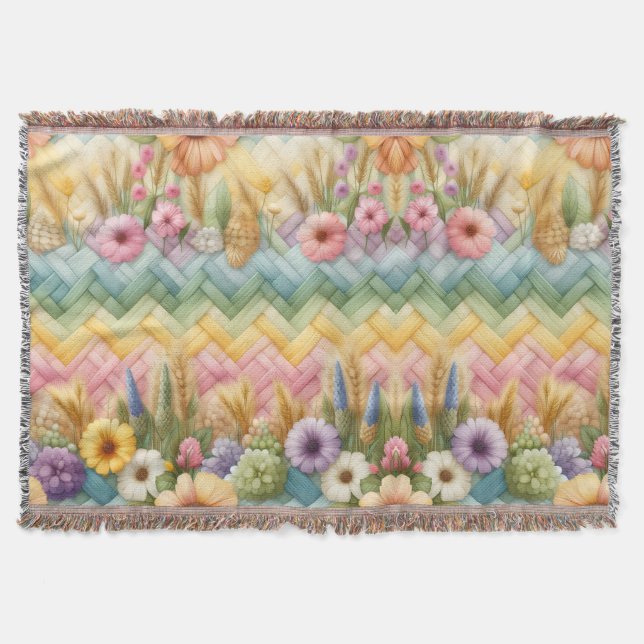 Frühjahrs-Osterfreude Decke (Vorderseite)