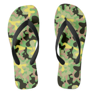 Frühjahrs-Signatur-Camo Flip Flops