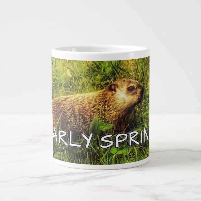 Frühjahrs-Tasse Jumbo-Tasse (Vorderseite)