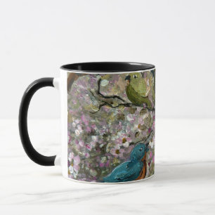 Frühjahrs-Treffen: Bunte Singvögel Geschenke für V Tasse