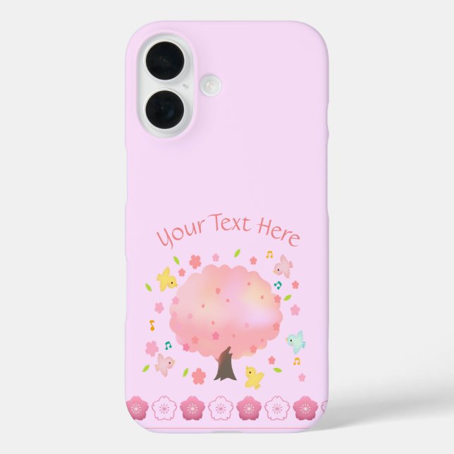 Frühjahrs- und Vogelarten nach Maß Case-Mate iPhone Hülle (Rückseite)