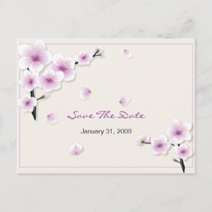 Frühjahrsankündigung Save the Date Hochzeitsankünd Ankündigungspostkarte