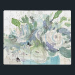 Frühjahrsanordnung - Aquarellbouquet Puzzle<br><div class="desc">Frühjahrsvereinbarung II von Samuel Dixon. Ein Bouquet Aquarellfarben-Blume in einer sehr gedämpften Farbpalette.</div>