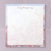 Frühjahrsbaum, personalisierter Name / Text floral