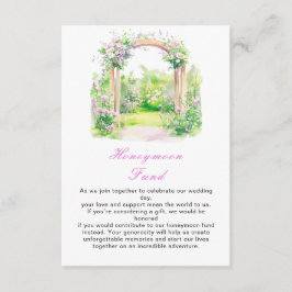 Frühjahrsblume Hochzeitsarsch Flitterwochen Begleitkarte