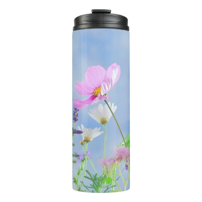 Frühjahrsblumen Design-24681 Thermosbecher (Vorderseite)