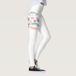 Frühjahrsblumen Regenbogen Zitate Jogger Leggings