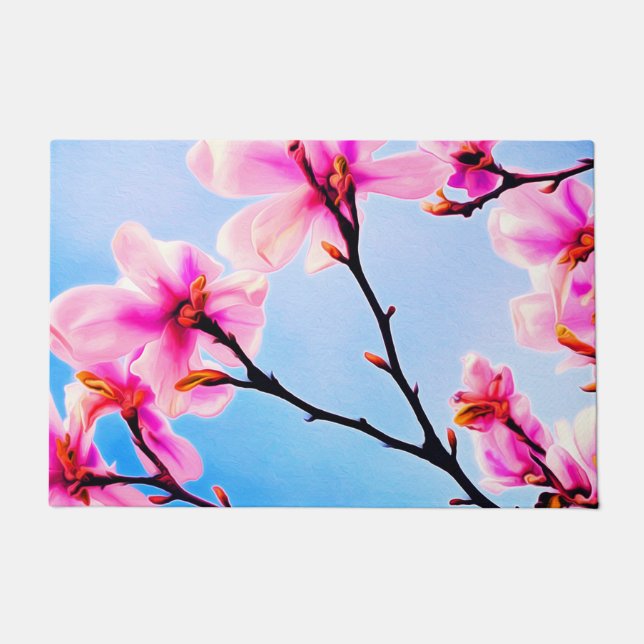 Frühjahrsblüte Fußmatte (Vorderseite)
