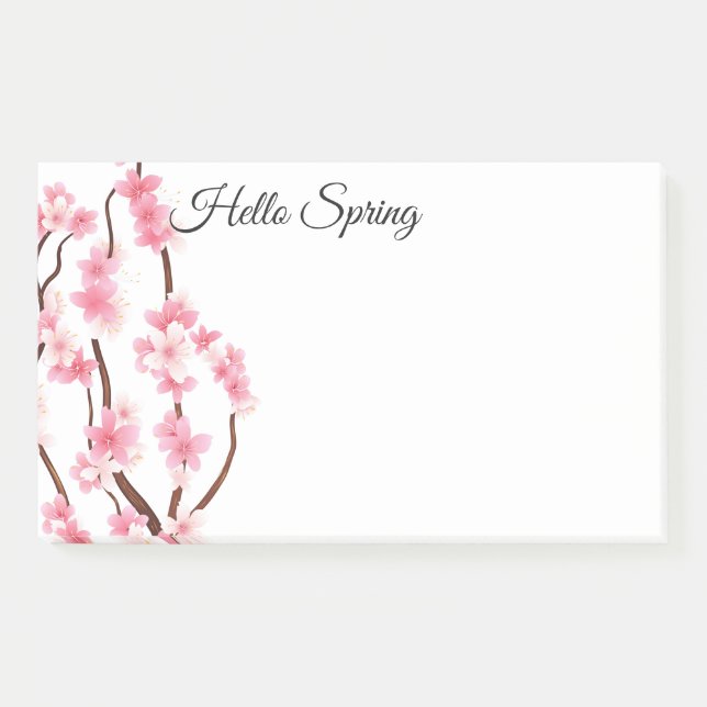 Frühjahrsblüte nach der Notiz (Vorderseite)