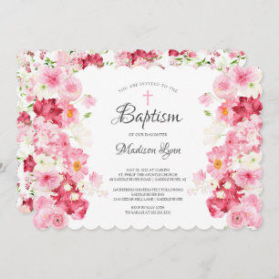 Frühjahrsblüte Taufe Einladung