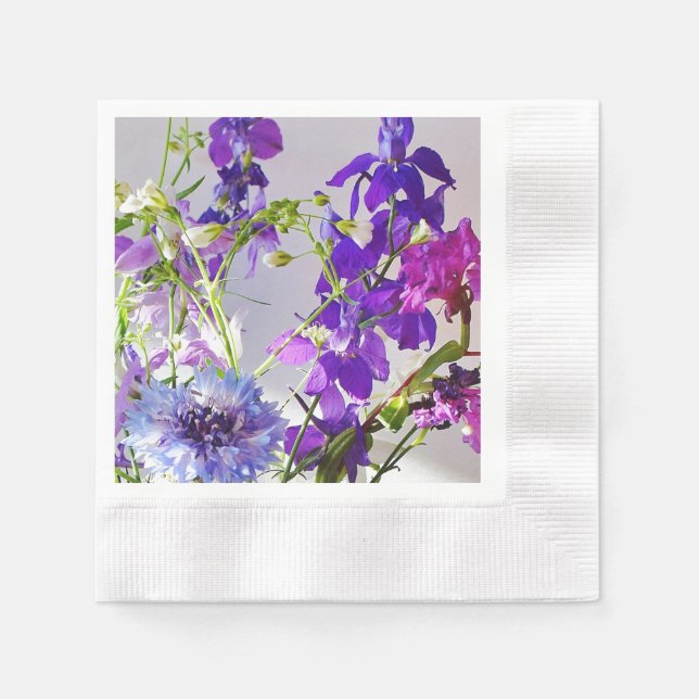 Frühjahrsblüten Serviette (Vorderseite)