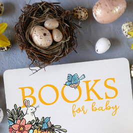 Frühjahrsduschbücher für Babyanfragen Begleitkarte