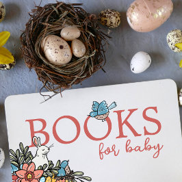Frühjahrsduschbücher für Babyanfragen Begleitkarte