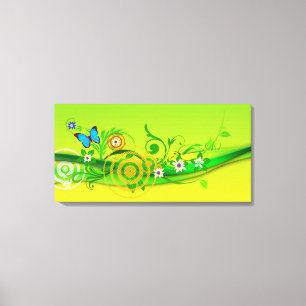 Frühjahrsexplosion überwölbte Canvas Leinwanddruck