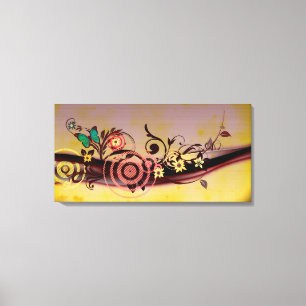 Frühjahrsexplosion überwölbte Canvas Leinwanddruck
