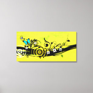 Frühjahrsexplosion überwölbte Canvas Leinwanddruck