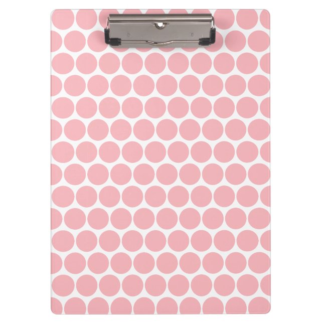 Frühjahrsfarbe Kristallfarbe Rose Klemmbrett (Vorderseite)