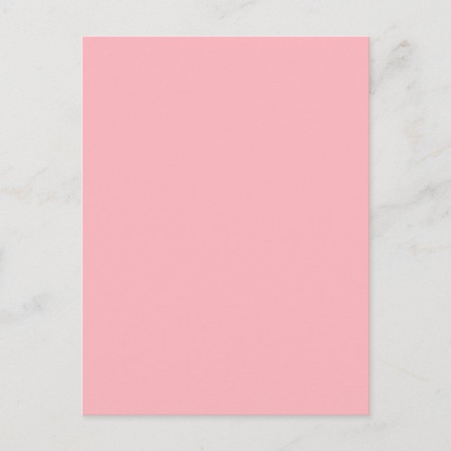 Frühjahrsfarbe Kristallfarbe Rose Postkarte (Vorderseite)