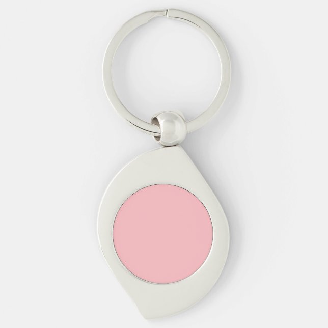 Frühjahrsfarbe Kristallfarbe Rose Schlüsselanhänger (Vorderseite)
